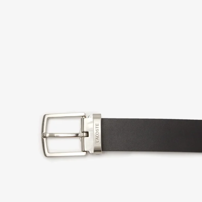 Coffret cadeau ceinture et boucle en cuir lisse Coffret cadeau ceinture et boucle en cuir lisse