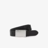 Coffret cadeau ceinture et boucle en cuir lisse Coffret cadeau ceinture et boucle en cuir lisse