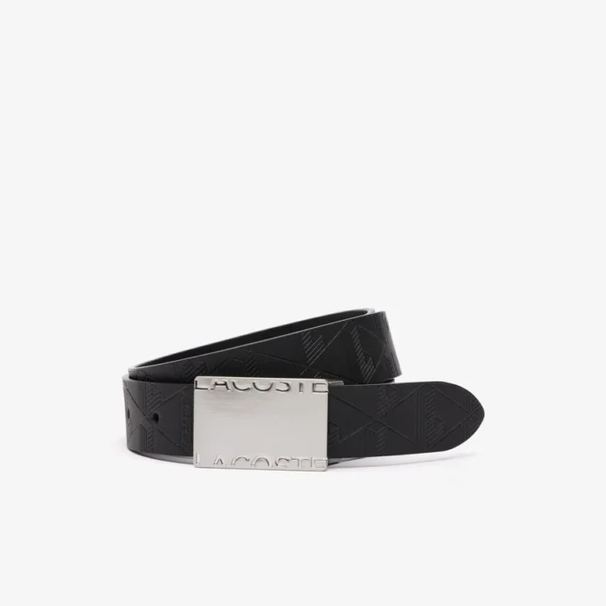 Coffret cadeau ceinture et boucle en cuir lisse Coffret cadeau ceinture et boucle en cuir lisse