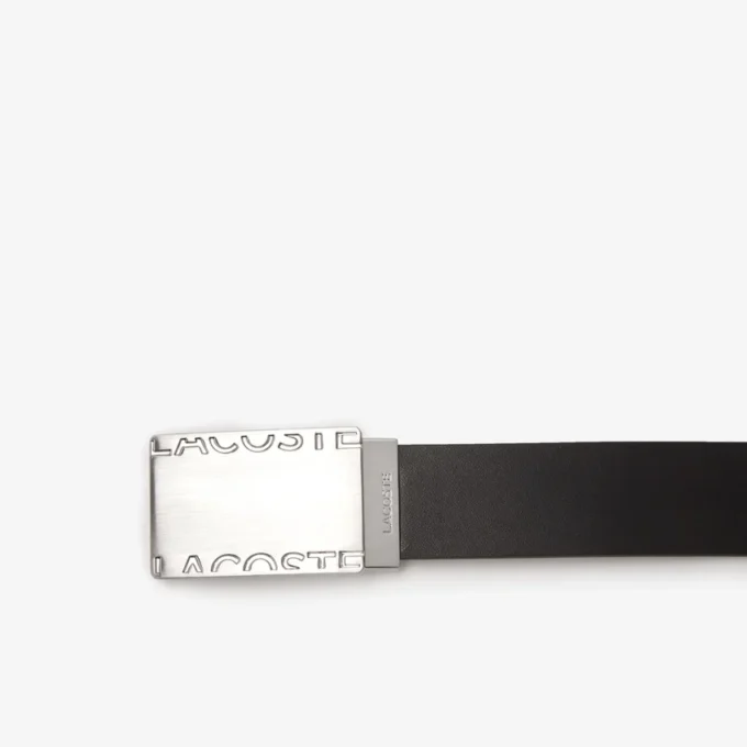 Coffret cadeau ceinture et boucle en cuir lisse Coffret cadeau ceinture et boucle en cuir lisse