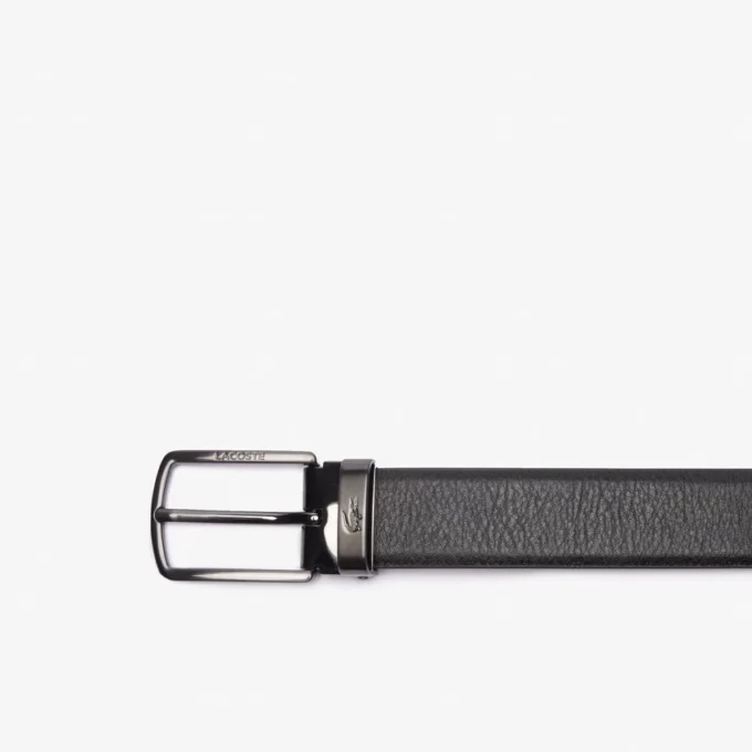 Coffret cadeau ceinture et boucle en cuir lisse Coffret cadeau ceinture et boucle en cuir lisse