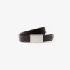 Coffret cadeau ceinture et boucle en cuir lisse Coffret cadeau ceinture et boucle en cuir lisse