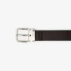 Coffret cadeau ceinture et boucle en cuir lisse Coffret cadeau ceinture et boucle en cuir lisse