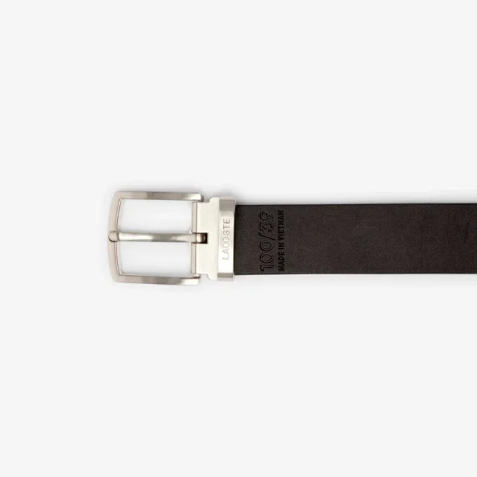 Coffret cadeau ceinture et boucle en cuir lisse Coffret cadeau ceinture et boucle en cuir lisse