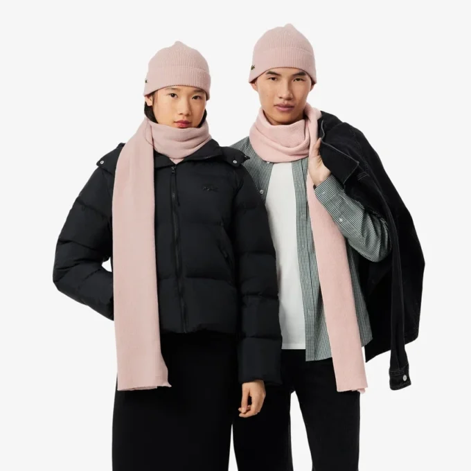 Coffret cadeau écharpe et bonnet en laine unisexe