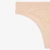 Culotte string en maille avec logo à la taille