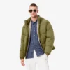 Doudoune à capuche imperméable pour homme