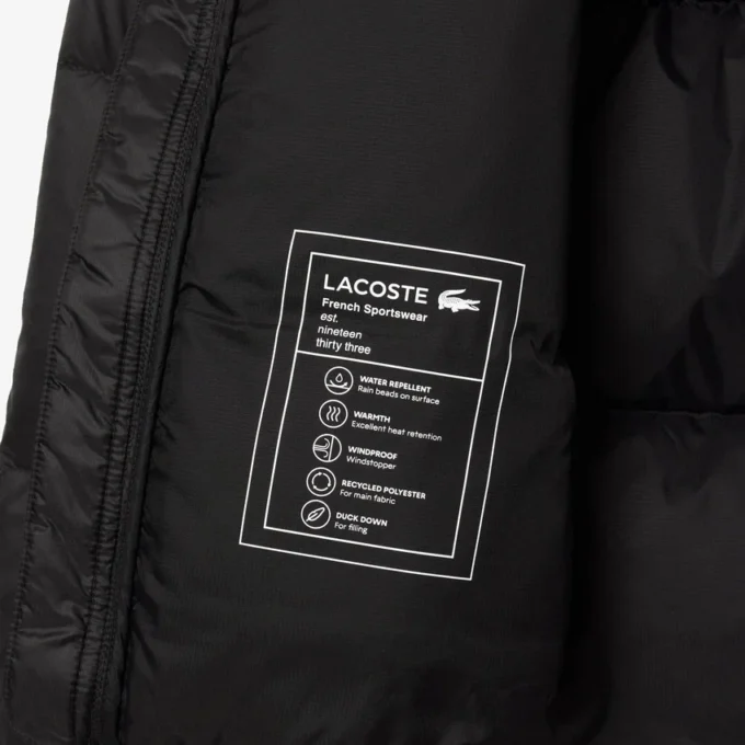 Doudoune à capuche imperméable pour homme