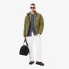 Doudoune à capuche imperméable pour homme