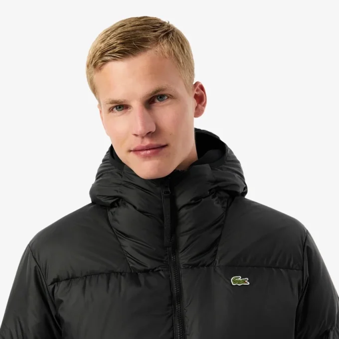Doudoune à capuche imperméable pour homme