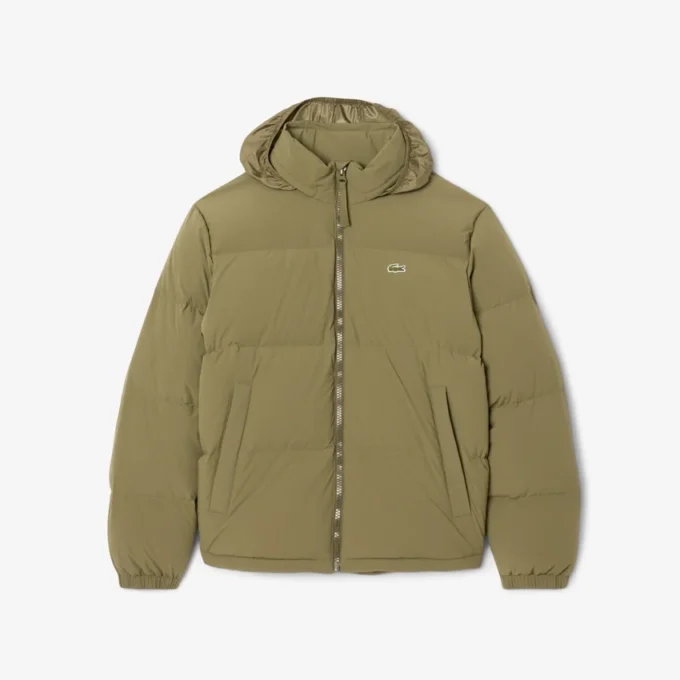 Doudoune à capuche imperméable pour homme