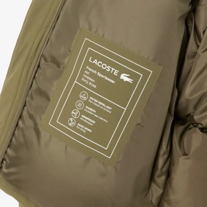 Doudoune à capuche imperméable pour homme