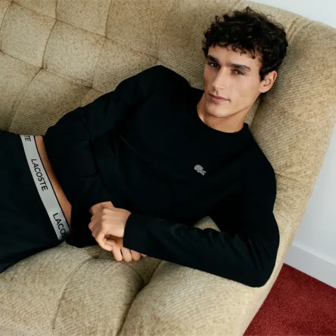 Ensemble de pyjama argenté pour homme