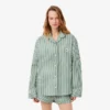 Ensemble de pyjama oversize en popeline rayée Ensemble de pyjama oversize en popeline rayée
