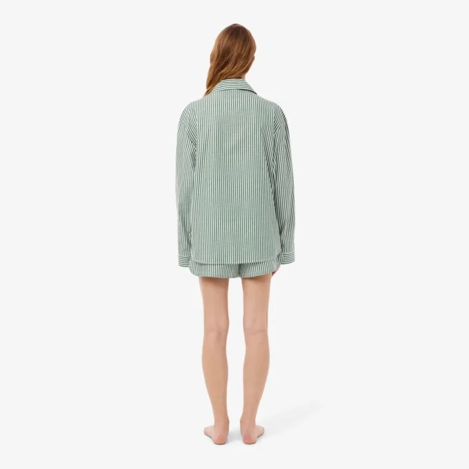 Ensemble de pyjama oversize en popeline rayée Ensemble de pyjama oversize en popeline rayée