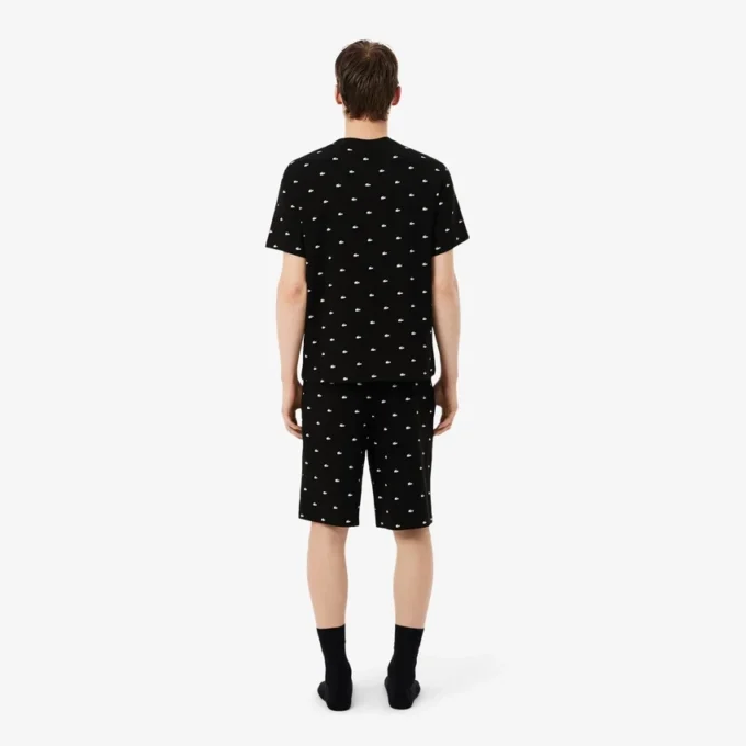 Ensemble pyjama en coton imprimé pour homme Ensemble pyjama en coton imprimé pour homme