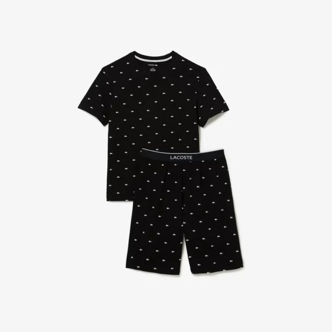 Ensemble pyjama en coton imprimé pour homme Ensemble pyjama en coton imprimé pour homme
