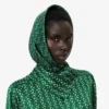 Foulard carré en soie imprimé Runway Foulard carré en soie imprimé Runway