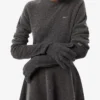 Gants en jersey de laine pour femme Gants en jersey de laine pour femme