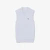 Gilet en coton à mailles torsadées pour homme Gilet en coton à mailles torsadées pour homme