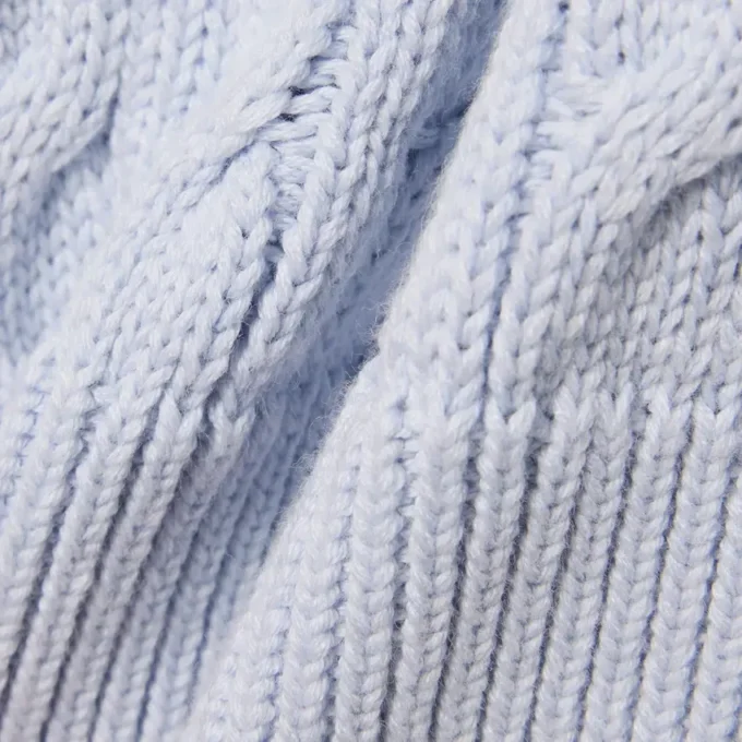 Gilet en coton à mailles torsadées pour homme Gilet en coton à mailles torsadées pour homme