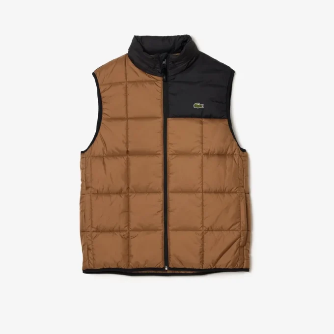 Gilet matelassé pour homme avec capuche amovible