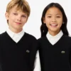 Gilet sans manches en coton et laine pour enfant