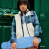 Gilet sans manches en polaire Sherpa pour garçon