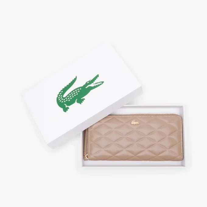 Grand portefeuille en cuir Crocodelle