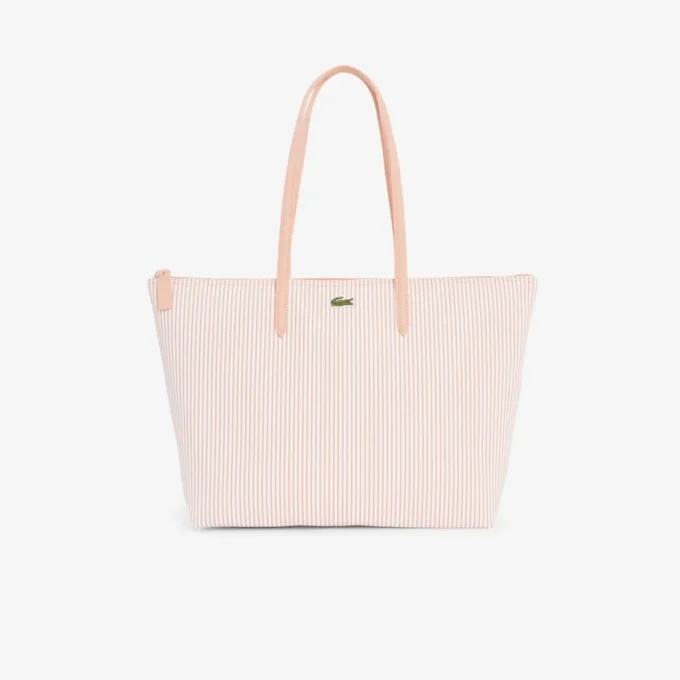 Grand sac fourre-tout rayé L.12.12 Concept Grand sac fourre-tout rayé L.12.12 Concept