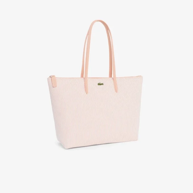 Grand sac fourre-tout rayé L.12.12 Concept Grand sac fourre-tout rayé L.12.12 Concept