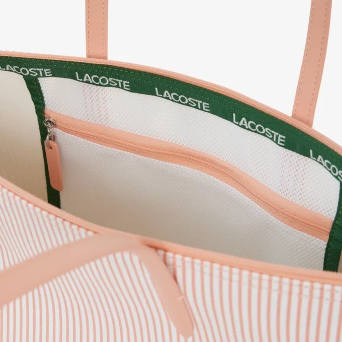 Grand sac fourre-tout rayé L.12.12 Concept Grand sac fourre-tout rayé L.12.12 Concept