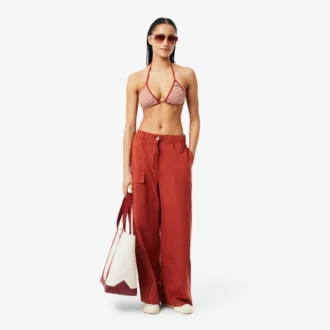 Haut de maillot de bain en jersey imprimé pour femme