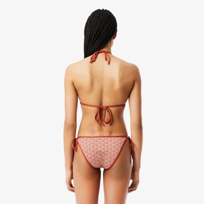 Haut de maillot de bain en jersey imprimé pour femme