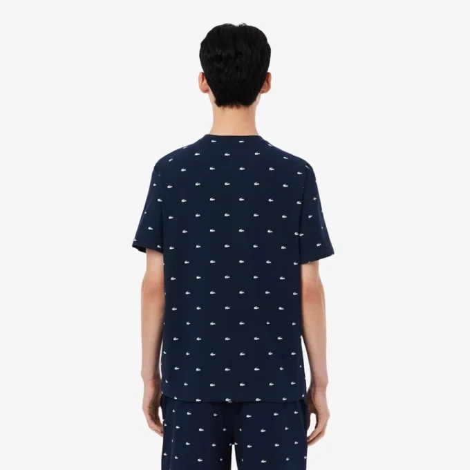Haut de pyjama imprimé crocodile pour homme Haut de pyjama imprimé crocodile pour homme