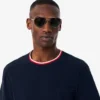 Haut de pyjama pour homme à col contrasté