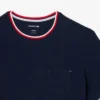 Haut de pyjama pour homme à col contrasté