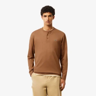Henley à manches longues pour homme