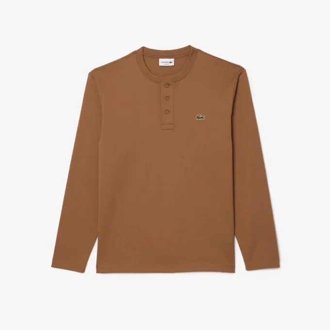 Henley à manches longues pour homme