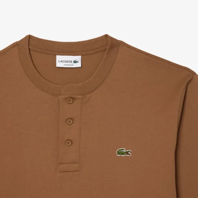 Henley à manches longues pour homme