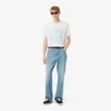 Jean en denim 5 poches coupe ample pour homme