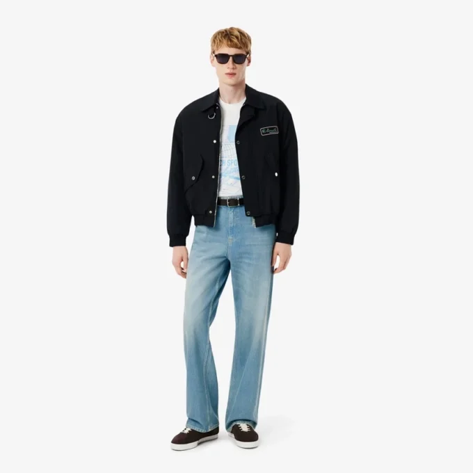 Jean en denim 5 poches coupe ample pour homme