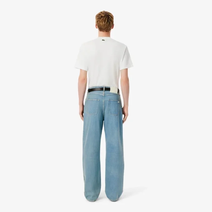Jean en denim 5 poches coupe ample pour homme