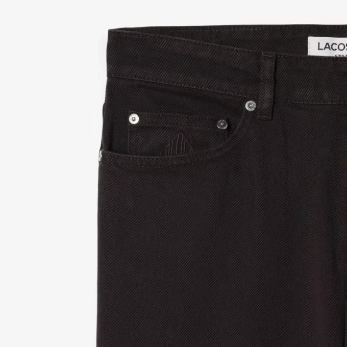 Jean en denim 5 poches à coupe droite