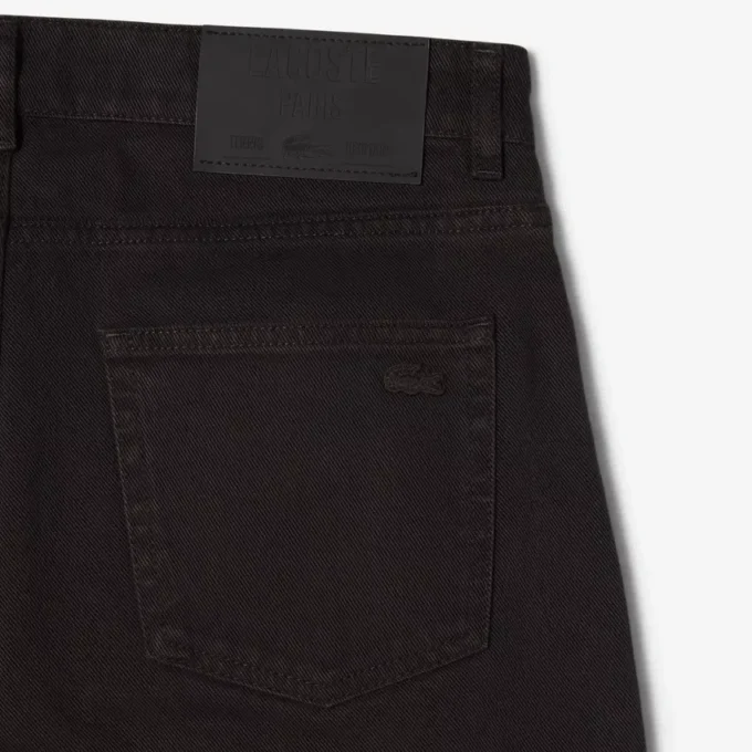 Jean en denim 5 poches à coupe droite