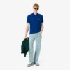 Jean en denim à coupe droite pour homme avec motif paysage