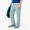Jean en denim à coupe droite pour homme avec motif paysage
