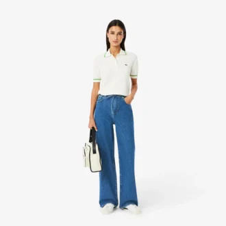 Jean en denim à coupe large pour femme Jean en denim à coupe large pour femme