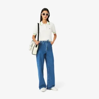 Jean en denim à coupe large pour femme Jean en denim à coupe large pour femme