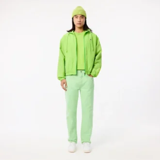 Jean en denim de coton à coupe droite pour homme